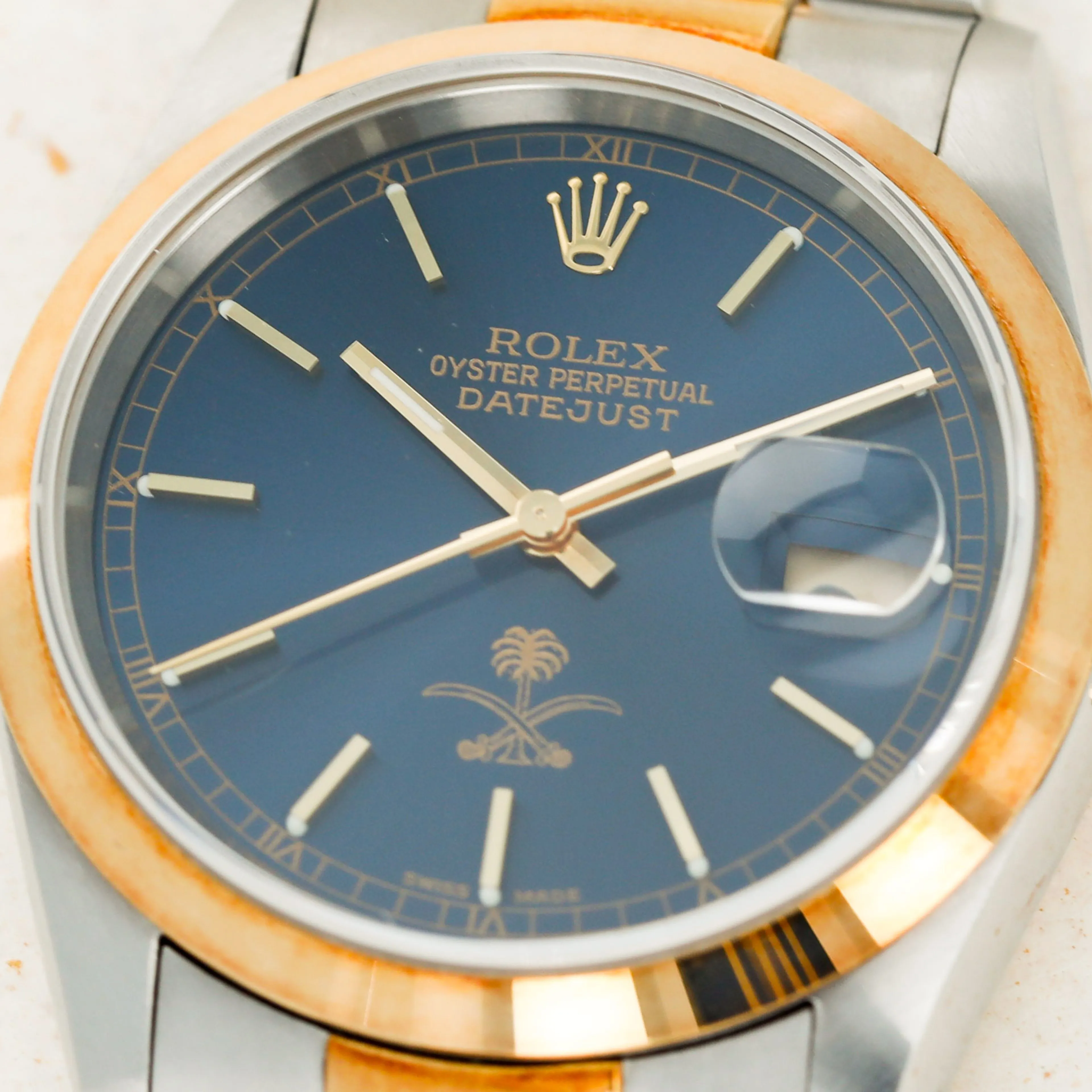 Rolex Datejust 36 16203 36mm Yellow gold and Stainless steel Blue 10