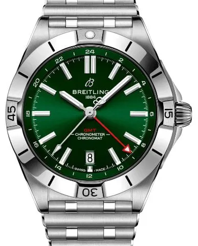 Breitling Chronomat A32398101L1A1 40mm Stainless steel Green