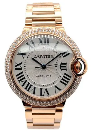 Cartier Ballon Bleu WJBB0005 36mm Rose gold Silver