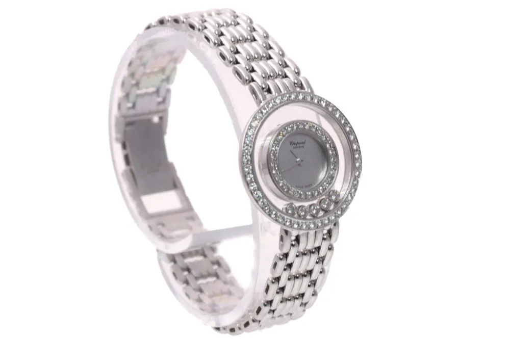 Chopard Happy Diamonds 4119/1 23mm White gold Silver 5