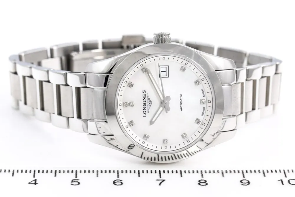 Longines Conquest L2.285.4.87.6 29.5mm Stainless steel Mother-of-pearl 1