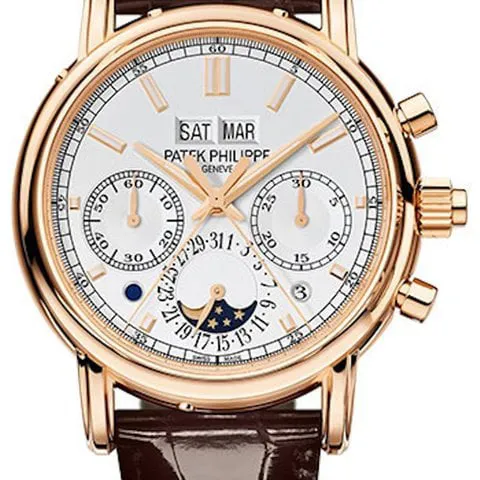 Patek Philippe Perpetual Calendar Split-Seconds Chronograph 5204R-001 40mm Rose gold Silver