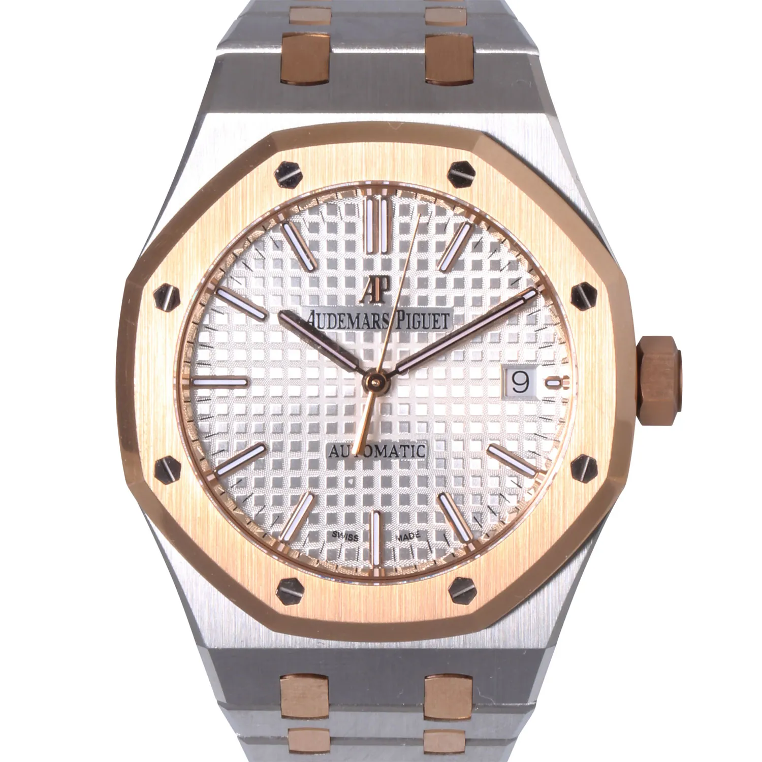 Audemars Piguet Royal Oak 15450SR.OO.1256SR.01 37mm Rose gold Silver