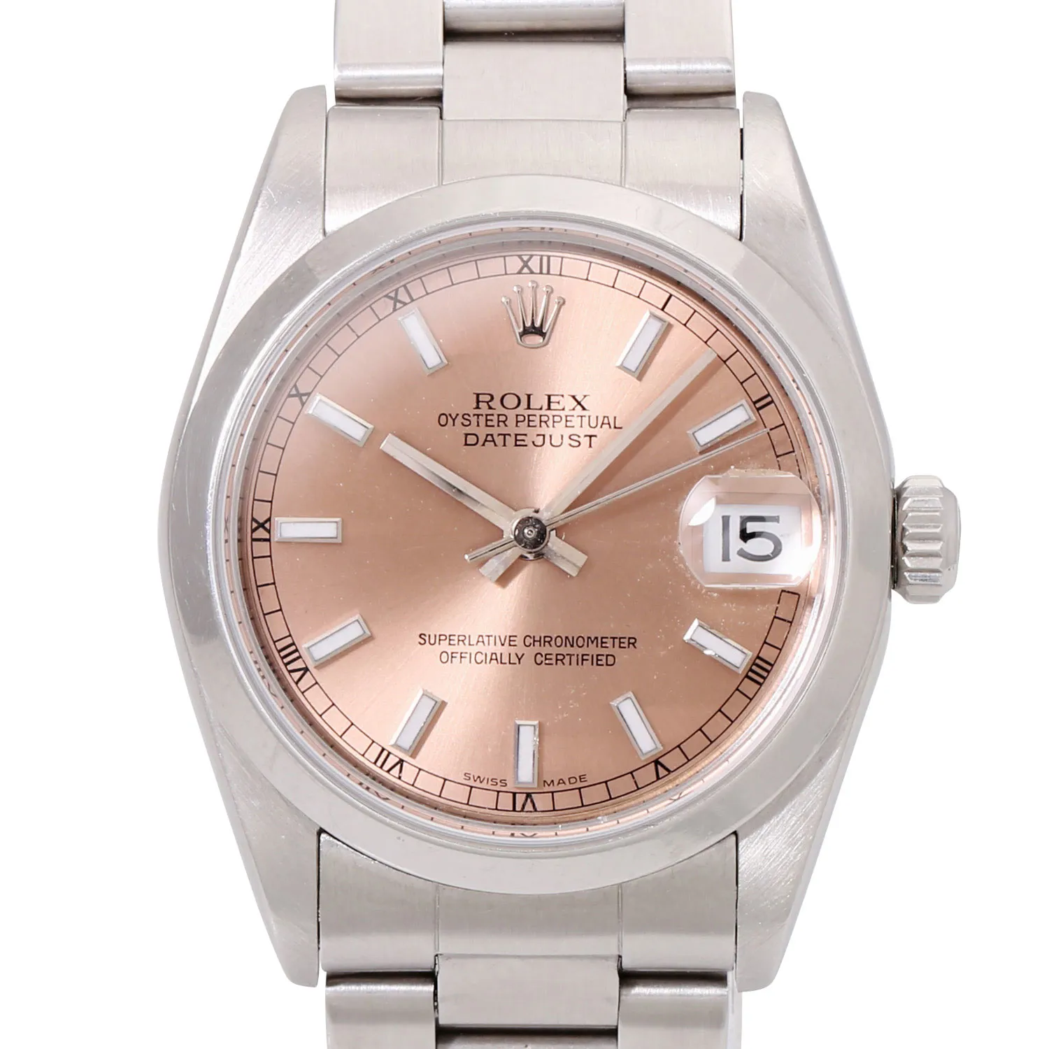 Rolex Datejust 31 68240 31mm Stainless steel Salmon