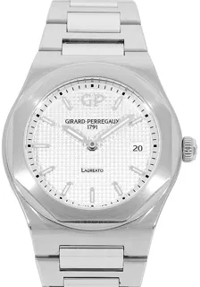 Girard-Perregaux Laureato 80189-11-131-11A Stainless steel Silver