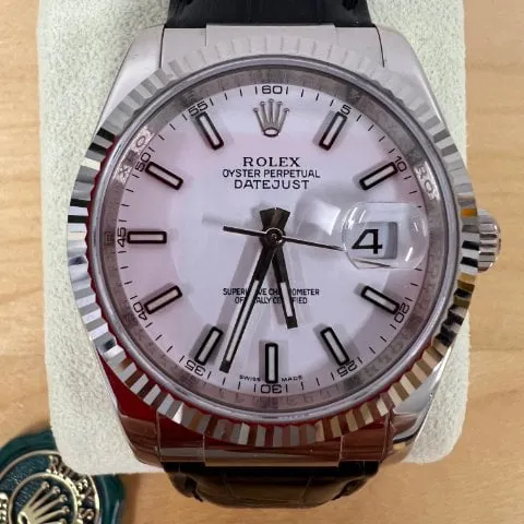 Rolex Datejust 36 116139 36mm White gold White