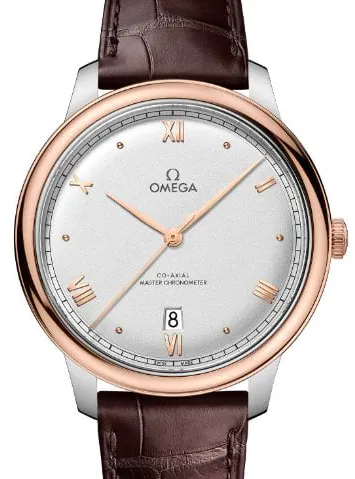 Omega De Ville 434.23.40.20.02.001 40mm Yellow gold and Stainless steel Silver