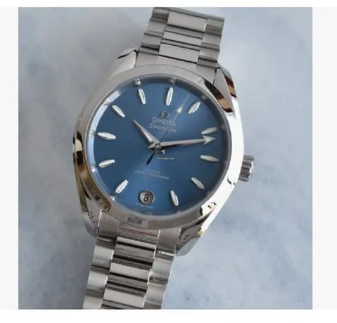 Omega Aqua Terra 220.10.34.20.03.002 34mm Stainless steel Blue