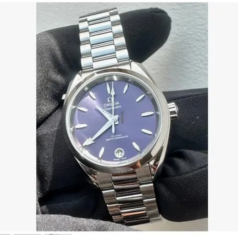 Omega Aqua Terra 220.10.34.20.10.002 34mm Stainless steel Purple