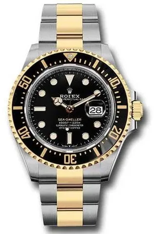 Rolex Sea-Dweller 126603 43mm Yellow gold and Stainless steel Black