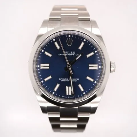 Rolex Oyster Perpetual 41 124300 41mm Stainless steel Blue