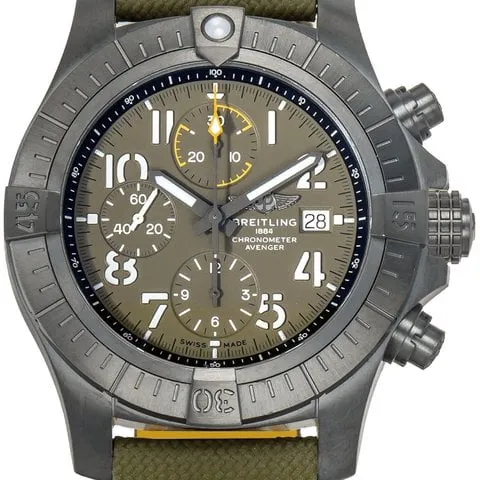 Breitling Avenger V13317101L1X1 45mm Titanium Green