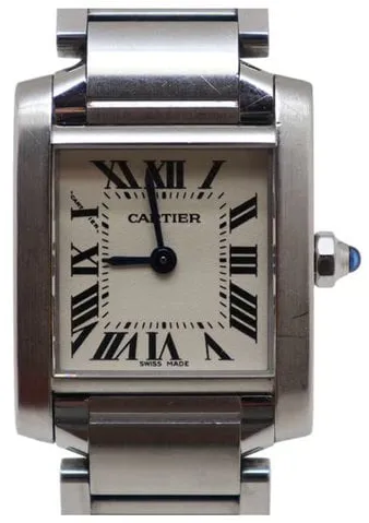 Cartier Tank W51008Q3 20mm Stainless steel Silver