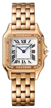 Cartier Panthère de Cartier WJPN0009 27mm Rose gold Silver