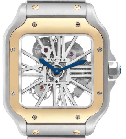 Cartier Santos WHSA0019 40mm Stainless steel Transparent