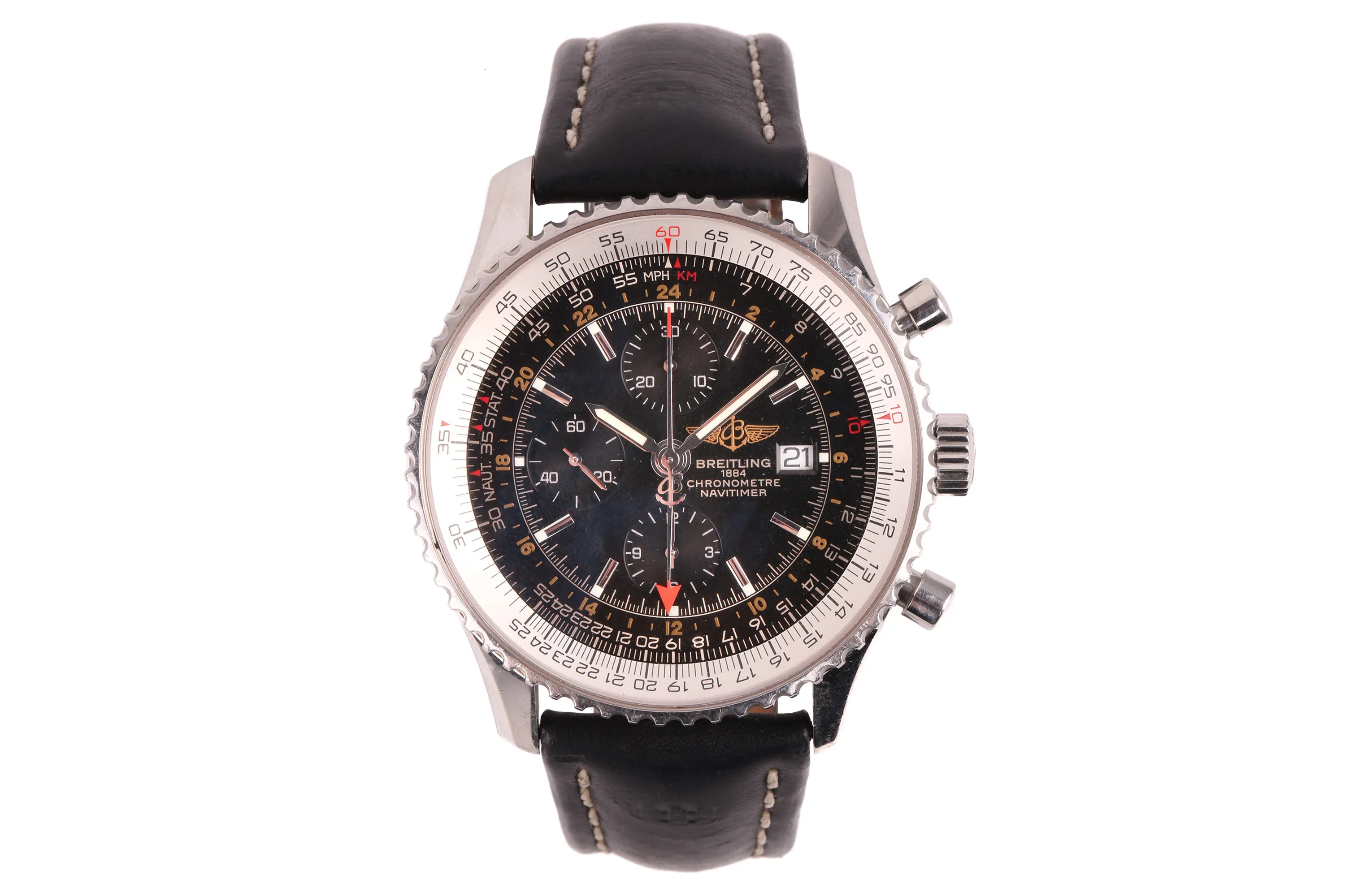 Breitling Navitimer A24322 46mm Stainless steel Black