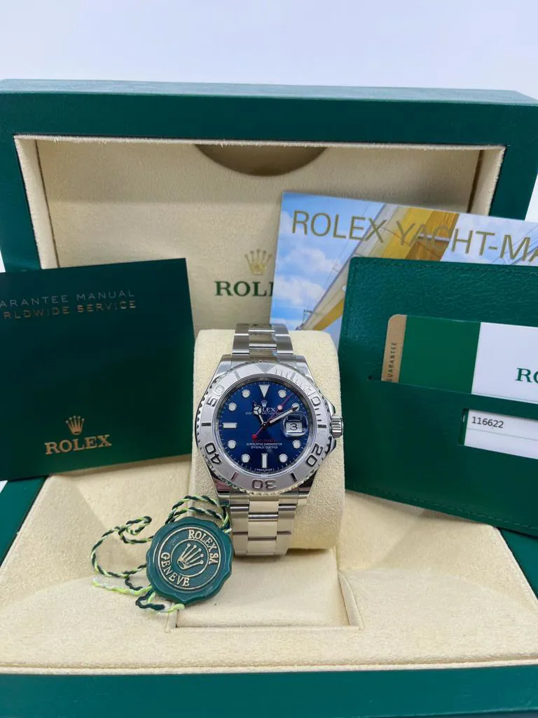 Rolex Yacht-Master 116622 40mm Stainless steel Blue 4