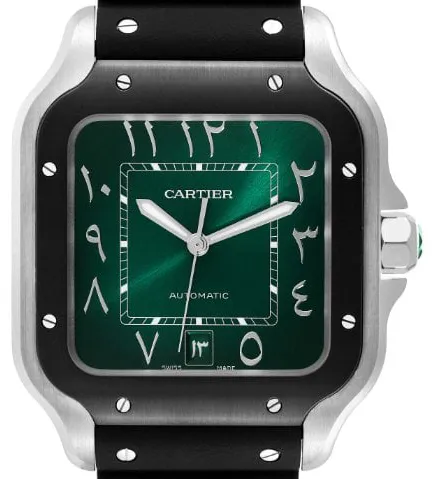 Cartier Santos WSSA0055 40mm Stainless steel Green