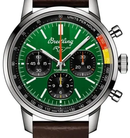 Breitling Top Time AB01762A1L1X1 41mm Stainless steel Green