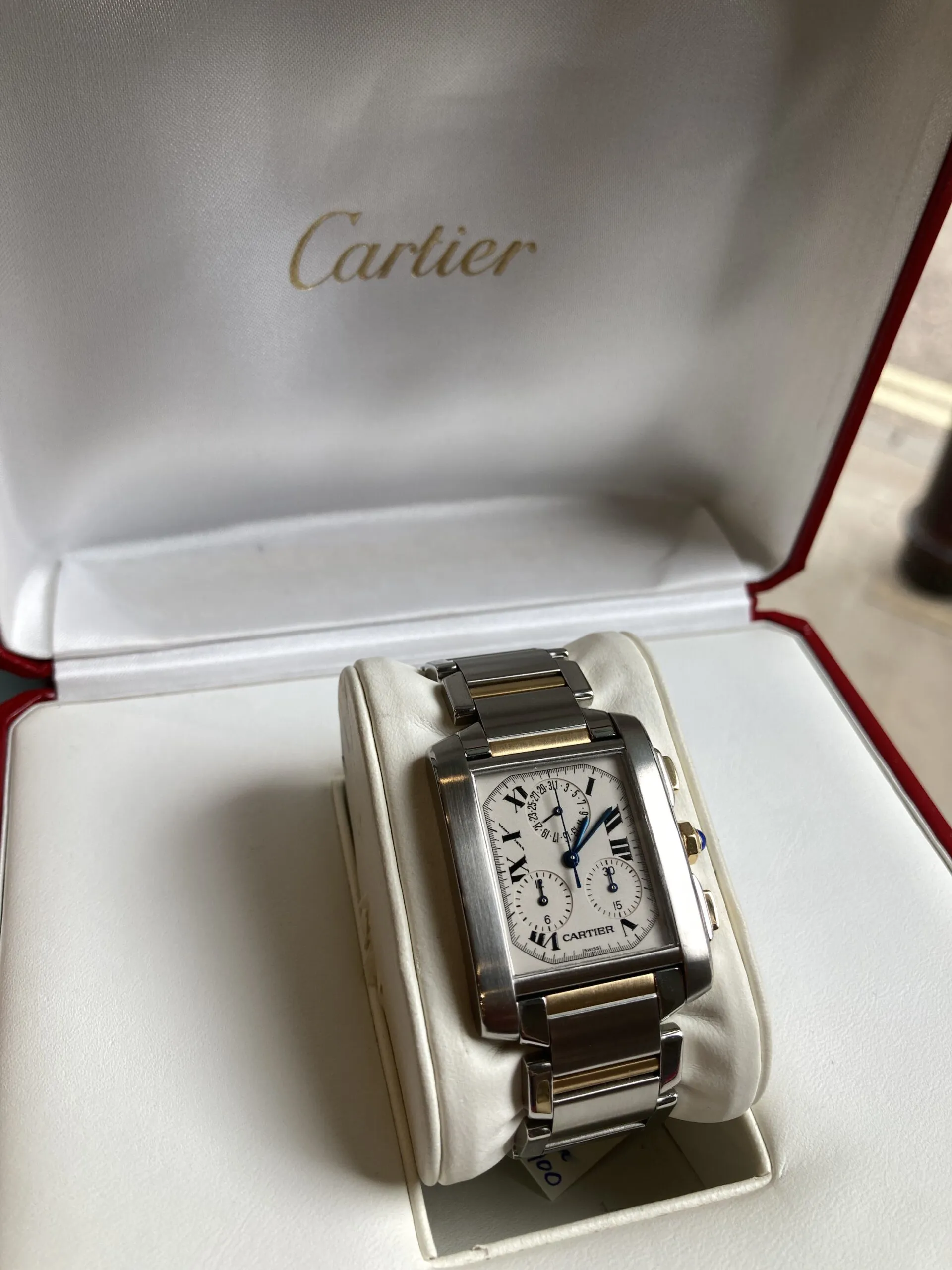 Cartier Tank 28mm Yellow gold and Stainless steel Silver