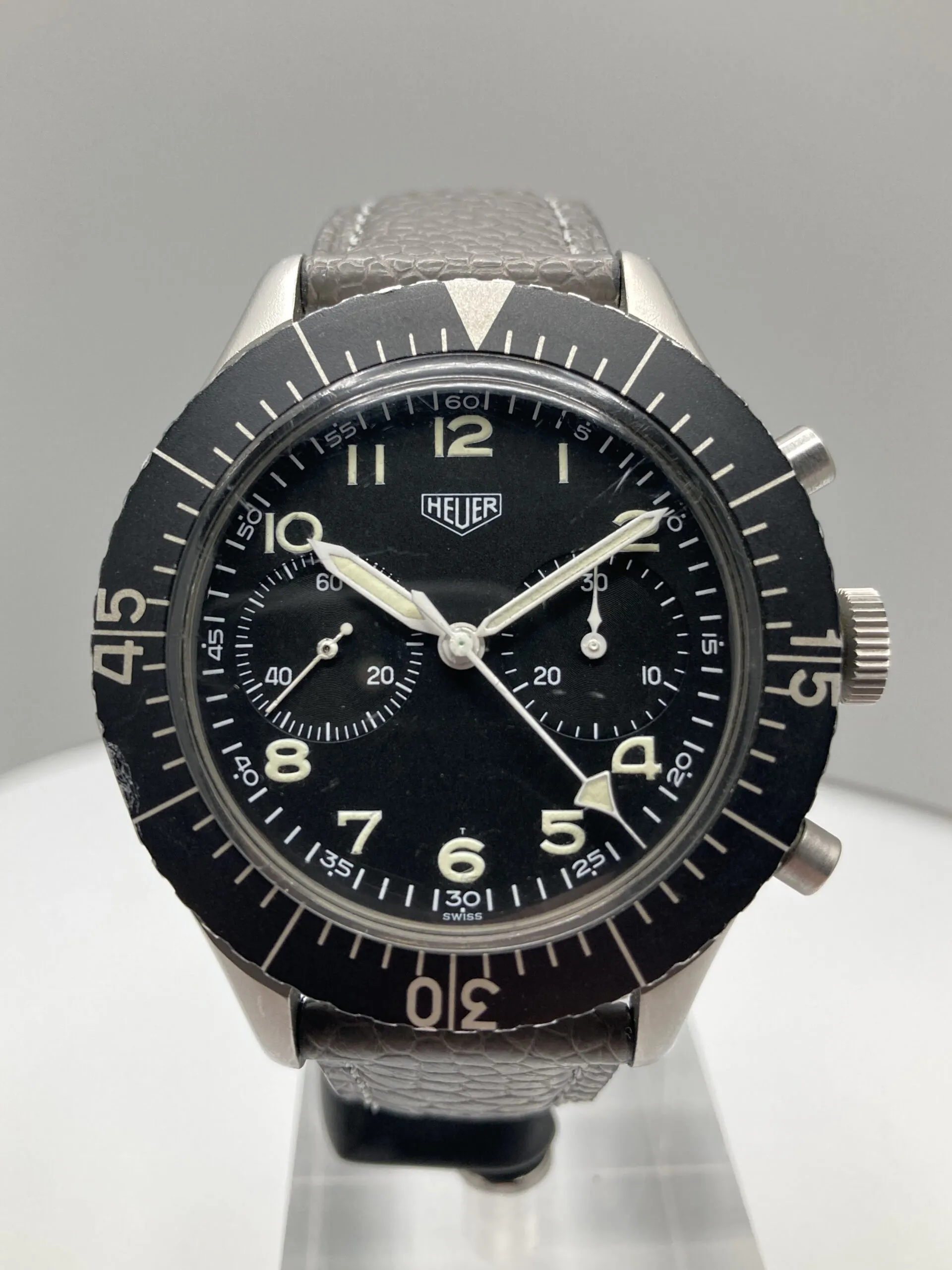 Heuer Bundeswehr 43mm Stainless steel