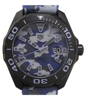 TAG Heuer Aquaracer WAY208D.FC8221 43mm Titanium Blue