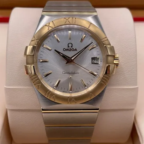 Omega Constellation Quartz 123.20.35.60.02.002 35mm Yellow gold and Stainless steel Silver