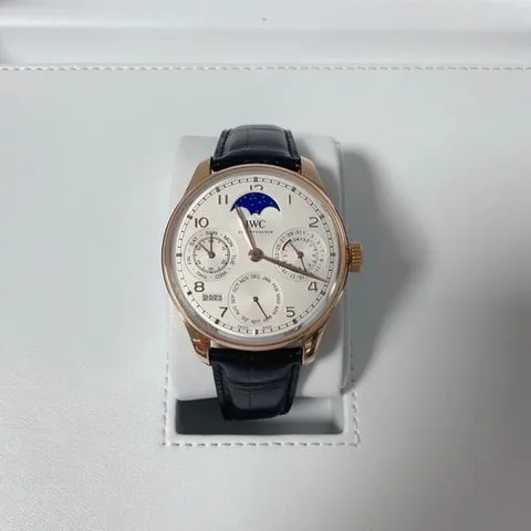 IWC Portugieser IW503302 44mm Rose gold Silver