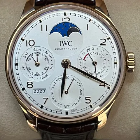 IWC Portugieser IW503302 44mm Rose gold Silver