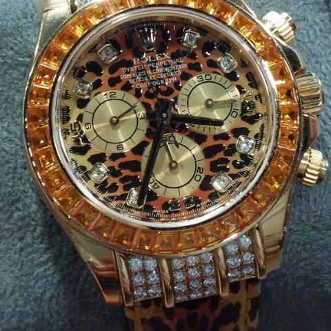 Rolex Daytona 116598 SACO 40mm Yellow gold Orange