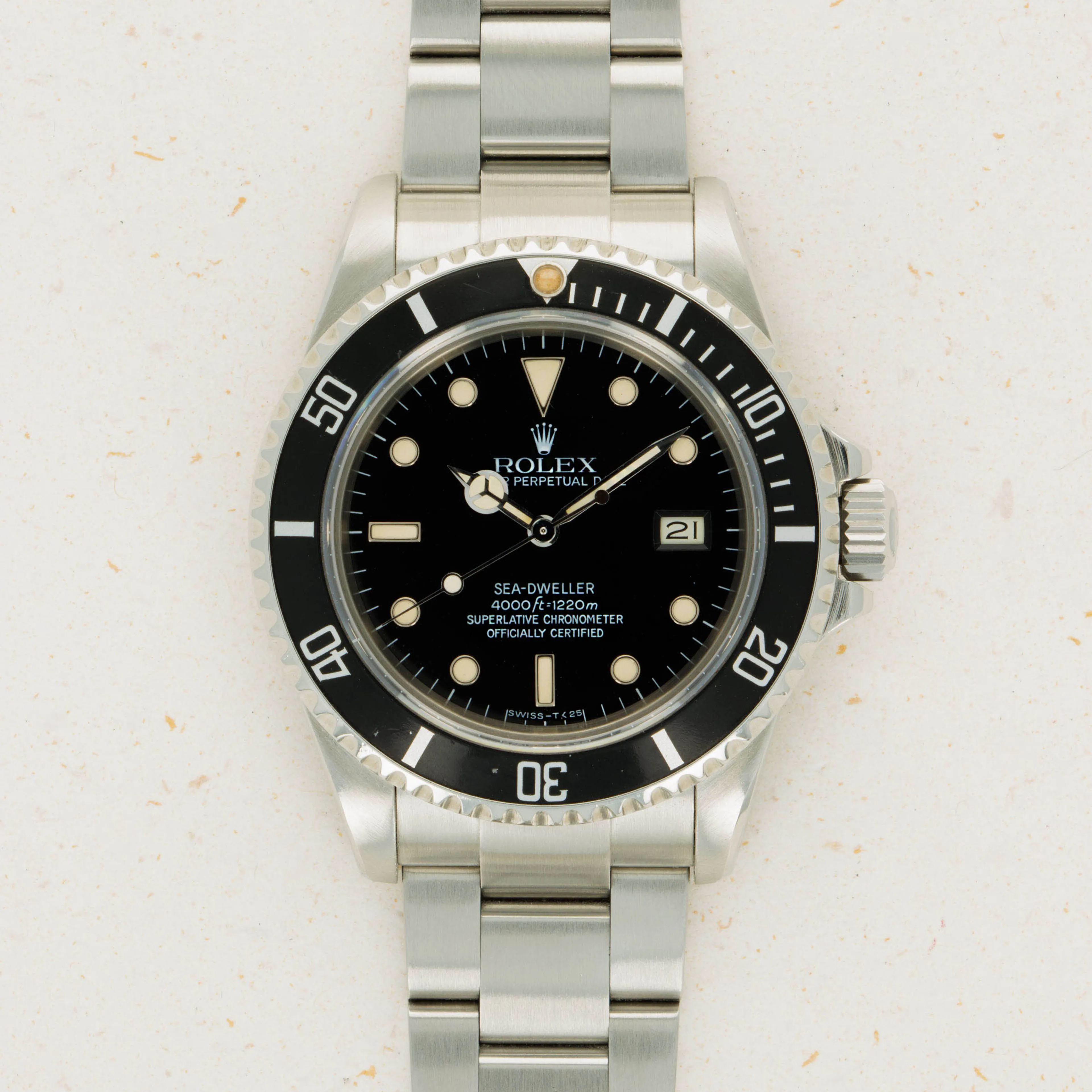 Rolex Sea-Dweller 16660 40mm Stainless steel Black