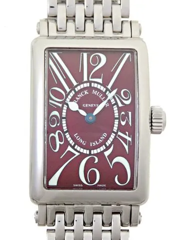 Franck Muller Long Island 902 QZ 23mm Stainless steel Red