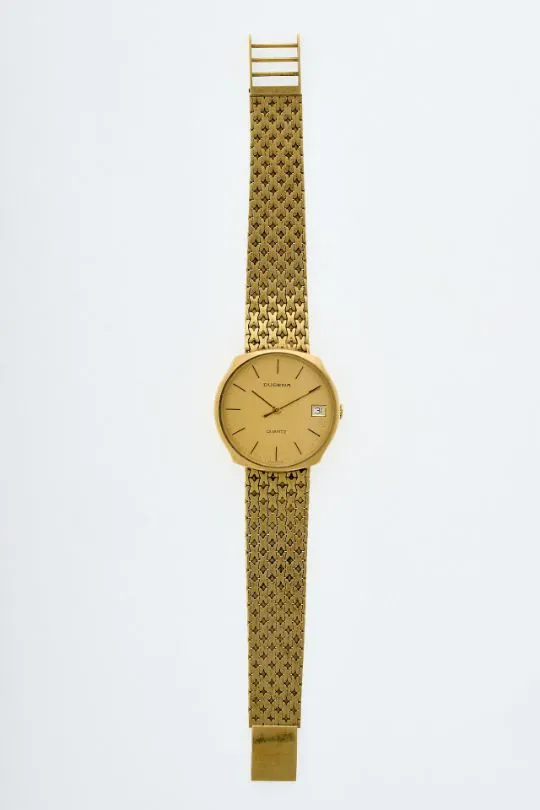 Dugena 34mm Yellow gold Champagne