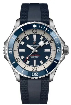 Breitling Superocean A17378E71C1S1 46mm Stainless steel Blue