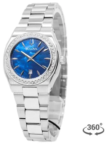 Bulova Diamond 96R246 31mm Stainless steel Blue