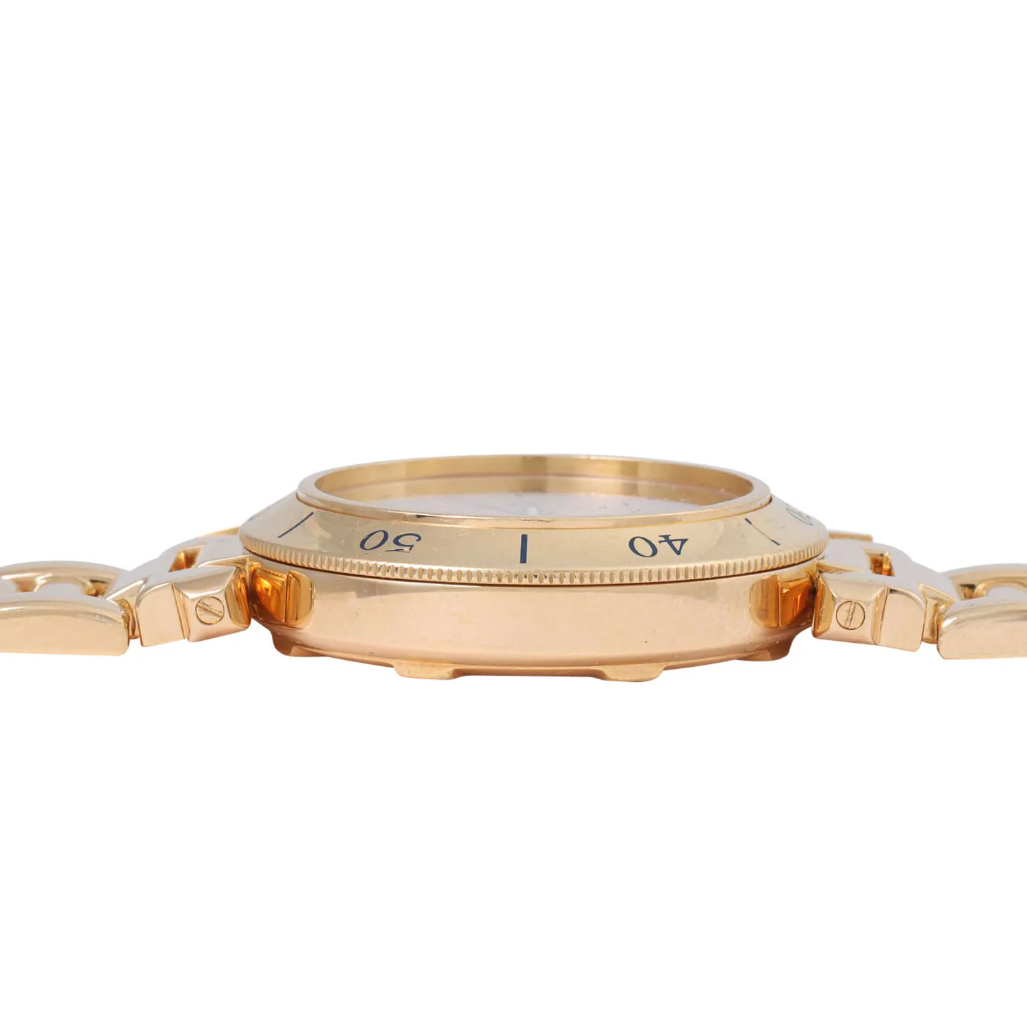 Cartier Pasha 1035 35mm Yellow gold Cream 3