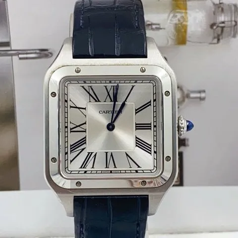 Cartier Santos Dumont WSSA0032 46.5mm Stainless steel Silver