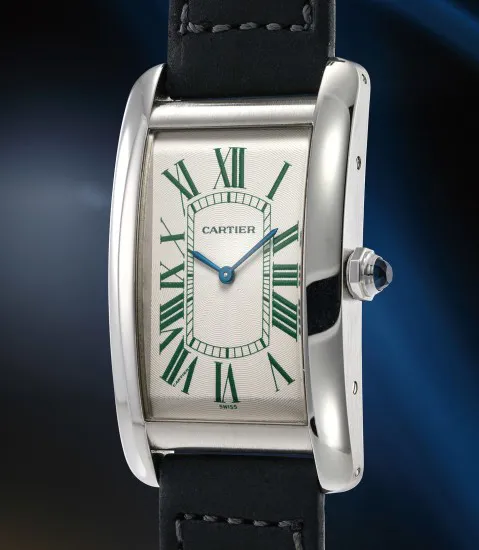 Cartier Tank Américaine 1734D 44mm Platinum Silver