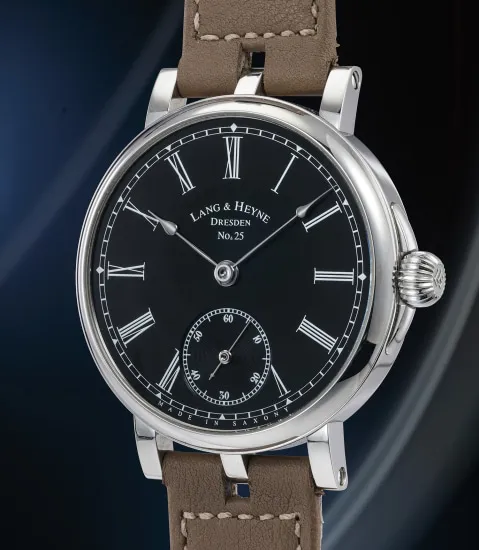 Lang & Heyne Friedrich III 39mm Stainless steel Black