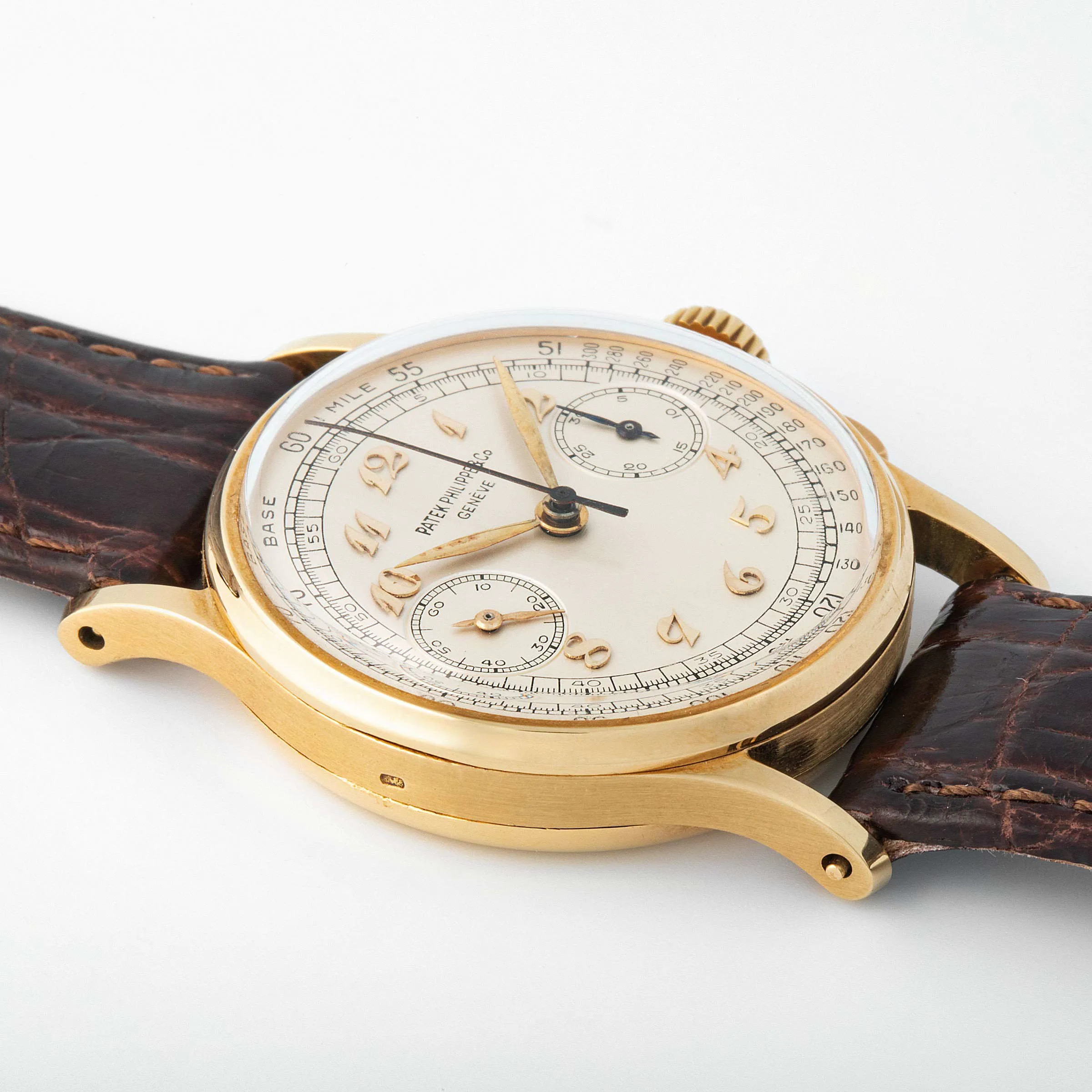 Patek Philippe Chronograph 130 33mm Yellow gold Silver 4