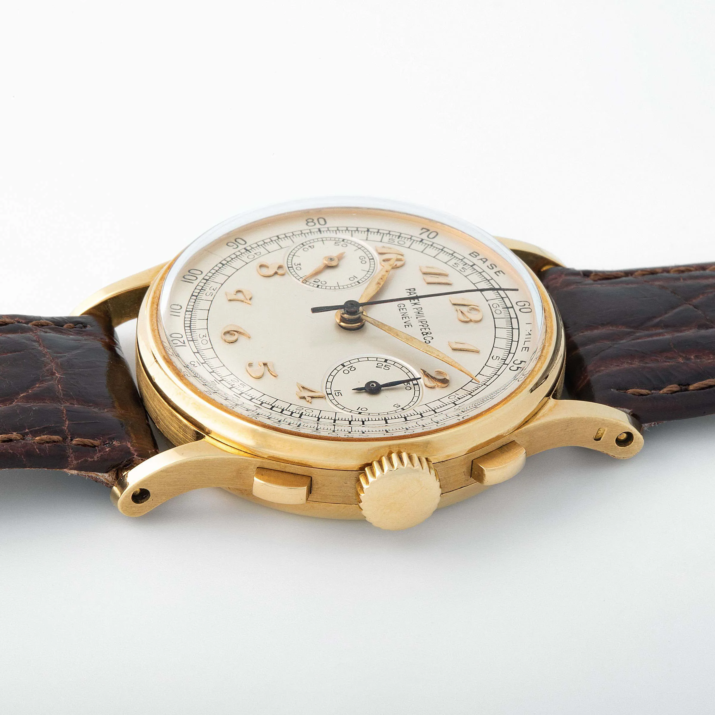 Patek Philippe Chronograph 130 33mm Yellow gold Silver 6