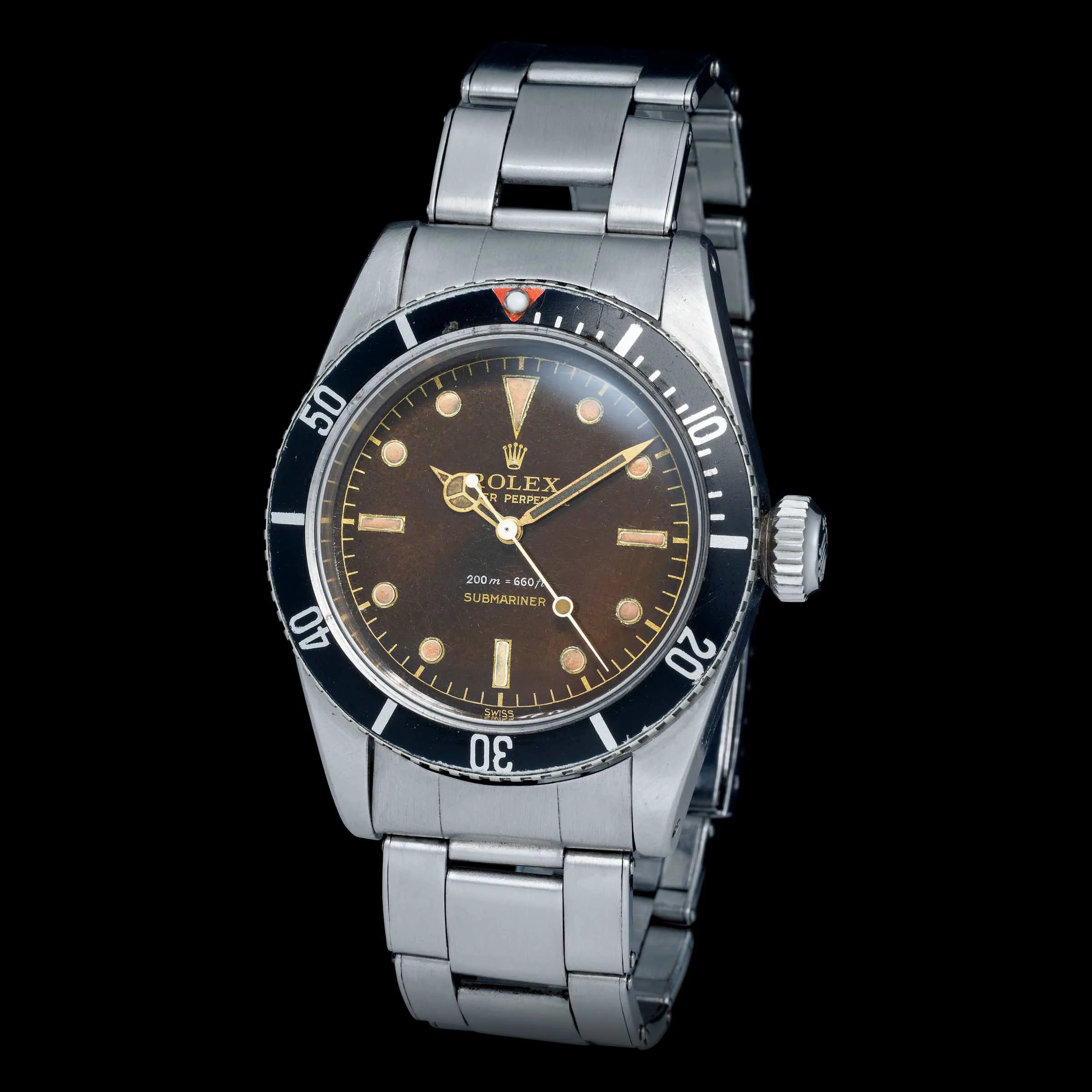 Rolex Submariner 6538 37mm Stainless steel Black