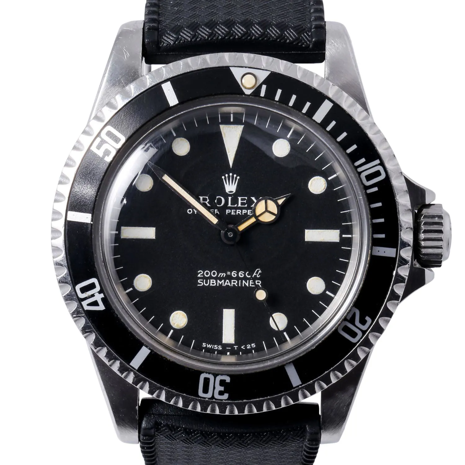 Rolex Submariner 5513 40mm Stainless steel Black