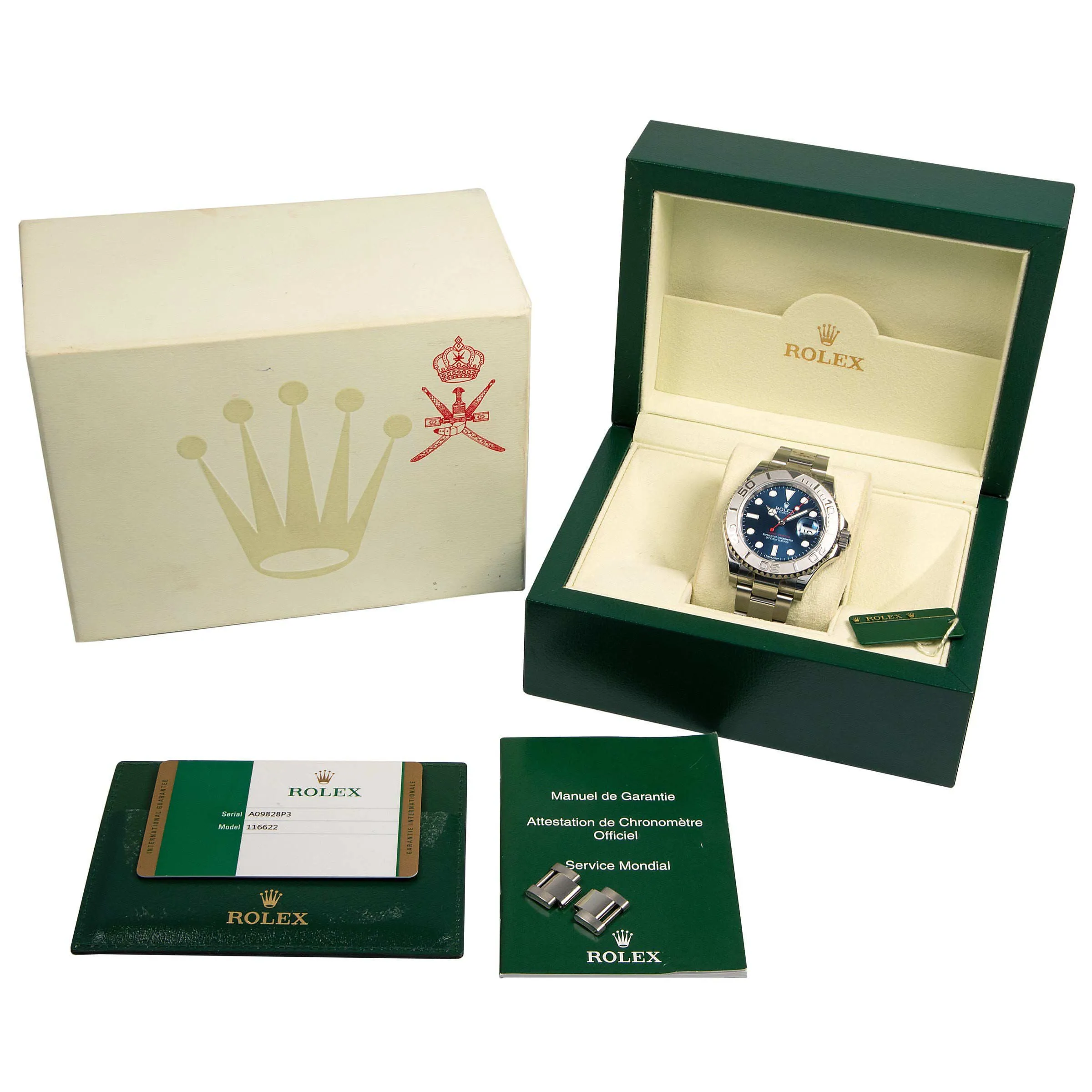 Rolex Yacht-Master 116622 40mm Stainless steel Blue 1