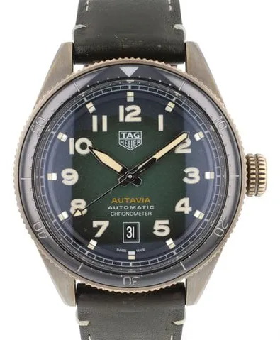 TAG Heuer Autavia WBE5190 42mm Bronze Green