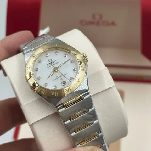 Omega Constellation 131.20.29.20.55.002 29mm Yellow gold and Stainless steel White