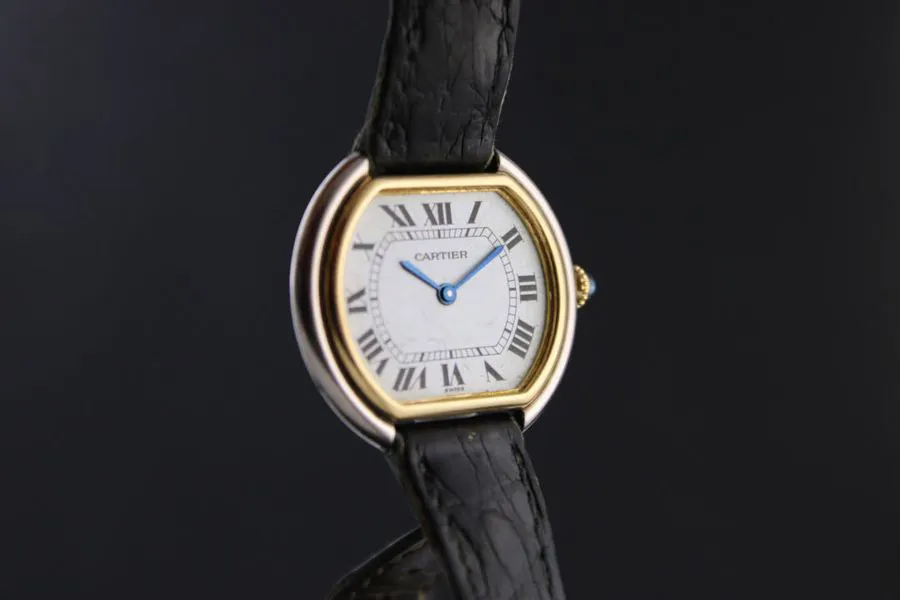 Cartier Ellipse 7820 32.5mm Yellow gold and white gold White