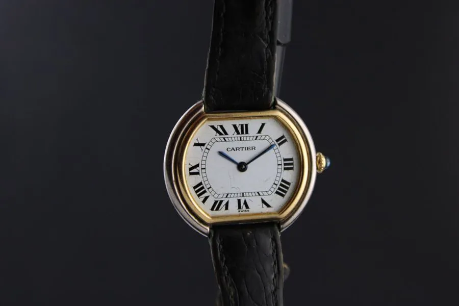 Cartier Ellipse 7820 32.5mm Yellow gold and white gold White 3