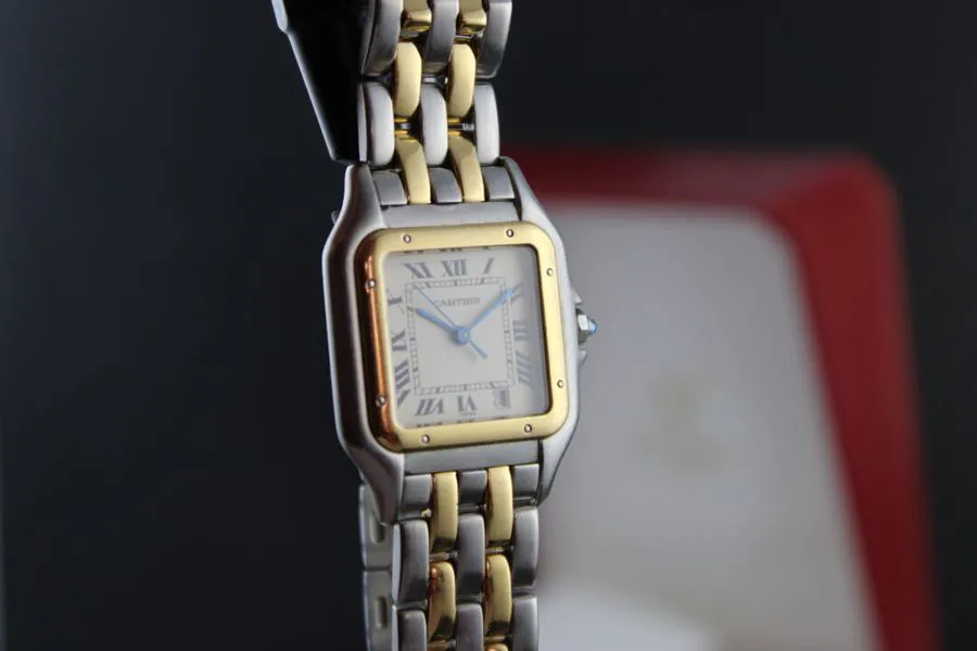 Cartier Panthère 8394 27mm Yellow gold and Stainless steel White