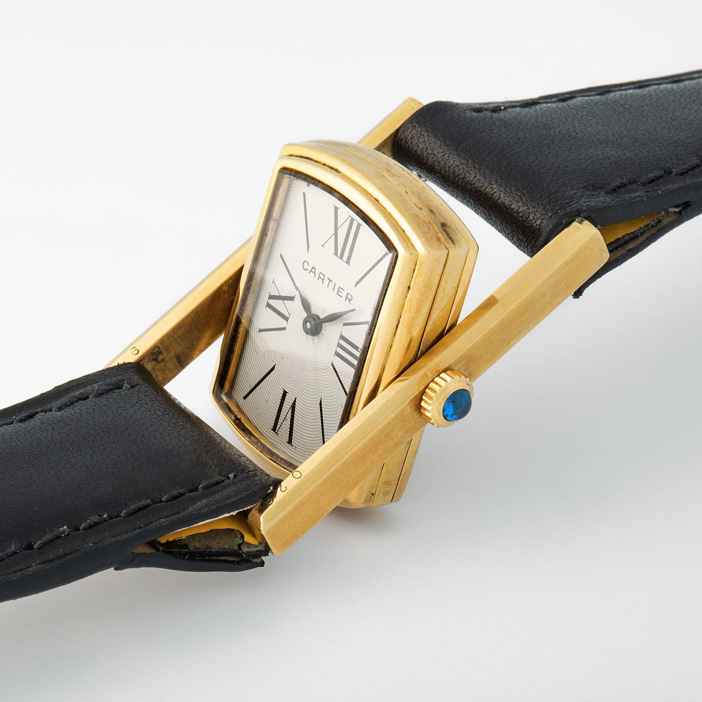 Cartier Cabriolet Reversible 21mm Yellow gold Silver 2